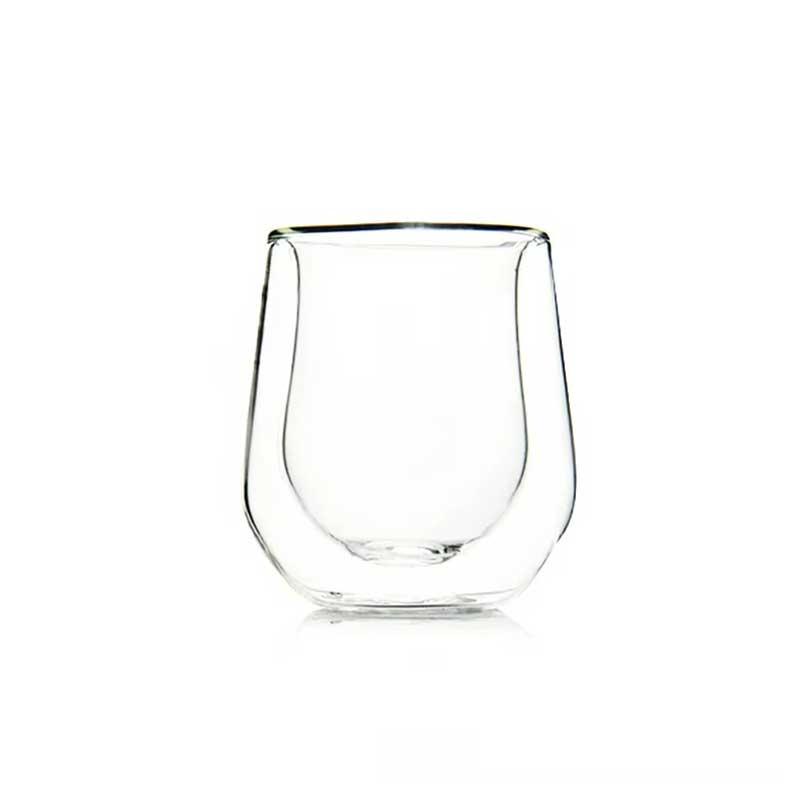 80ml Double Wall Espresso Cup – Mini Modern Antique Glass Coffee Mug