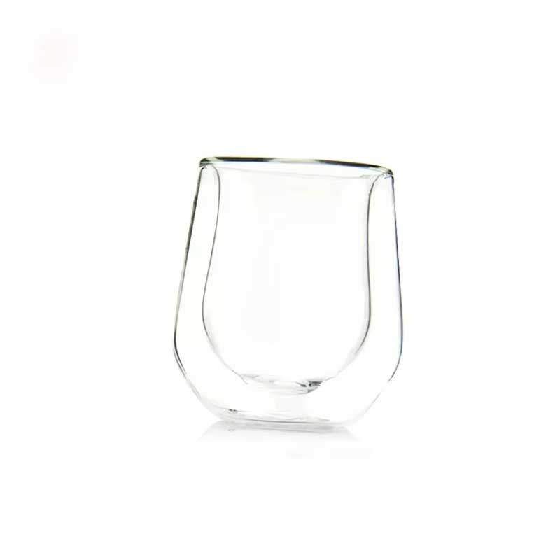 80ml Double Wall Espresso Cup – Mini Modern Antique Glass Coffee Mug