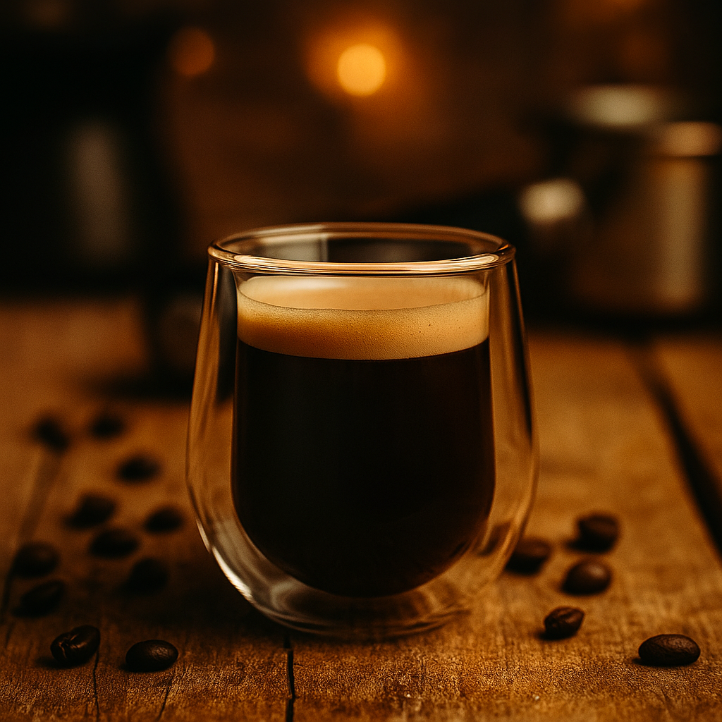 80ml Double Wall Espresso Cup – Mini Modern Antique Glass Coffee Mug