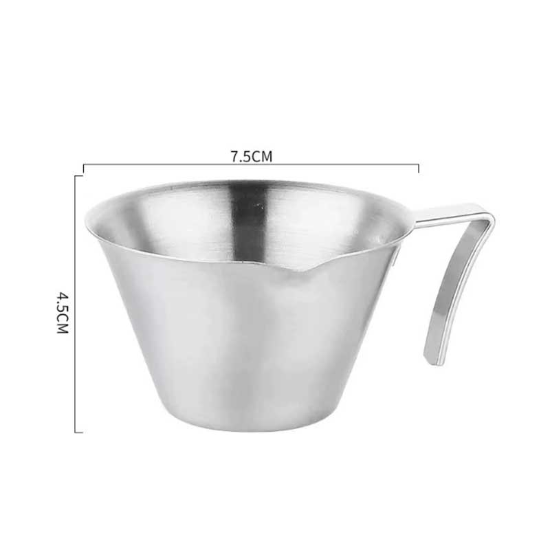 100ml Stainless Steel Espresso Measuring Cup