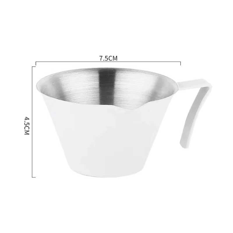 100ml Stainless Steel Espresso Measuring Cup