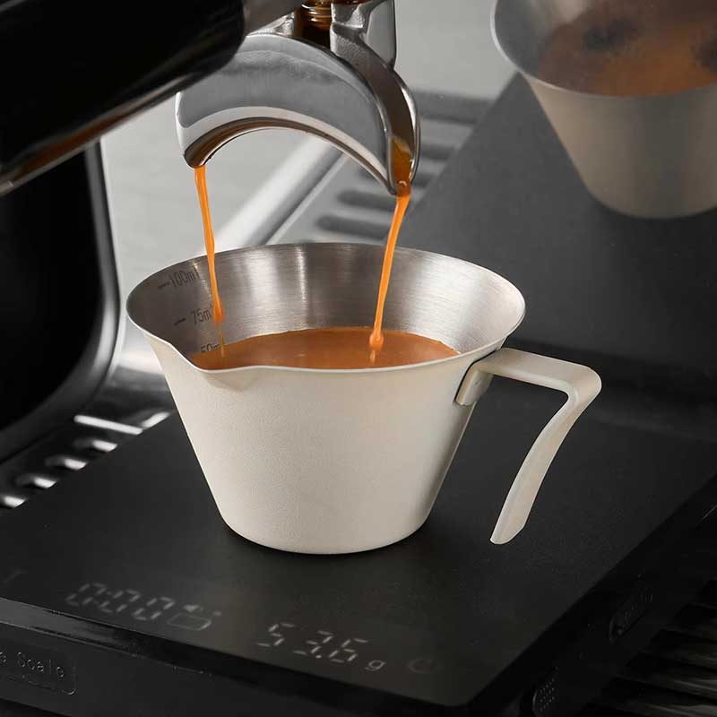 100ml Stainless Steel Espresso Measuring Cup