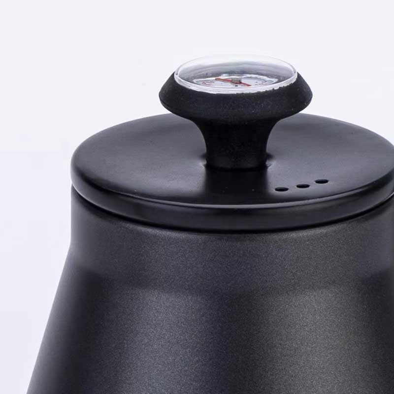 Barista Pour Over Kettle 1.2L with Thermometer – Stainless Steel Gooseneck Coffee Kettle