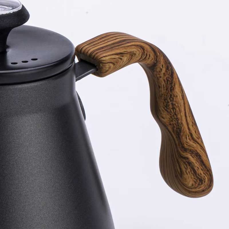Barista Pour Over Kettle 1.2L with Thermometer – Stainless Steel Gooseneck Coffee Kettle