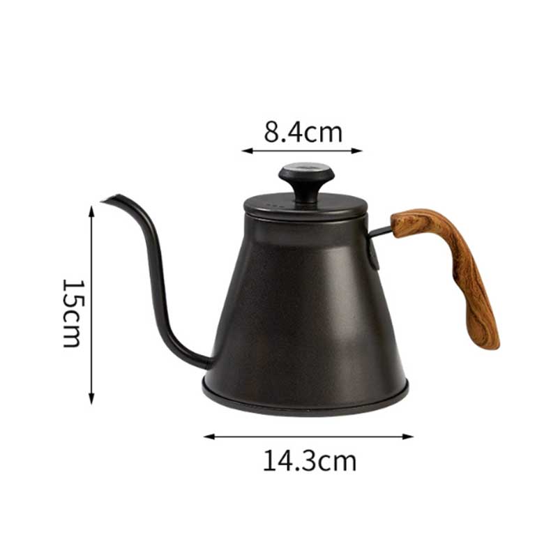 Barista Pour Over Kettle 1.2L with Thermometer – Stainless Steel Gooseneck Coffee Kettle