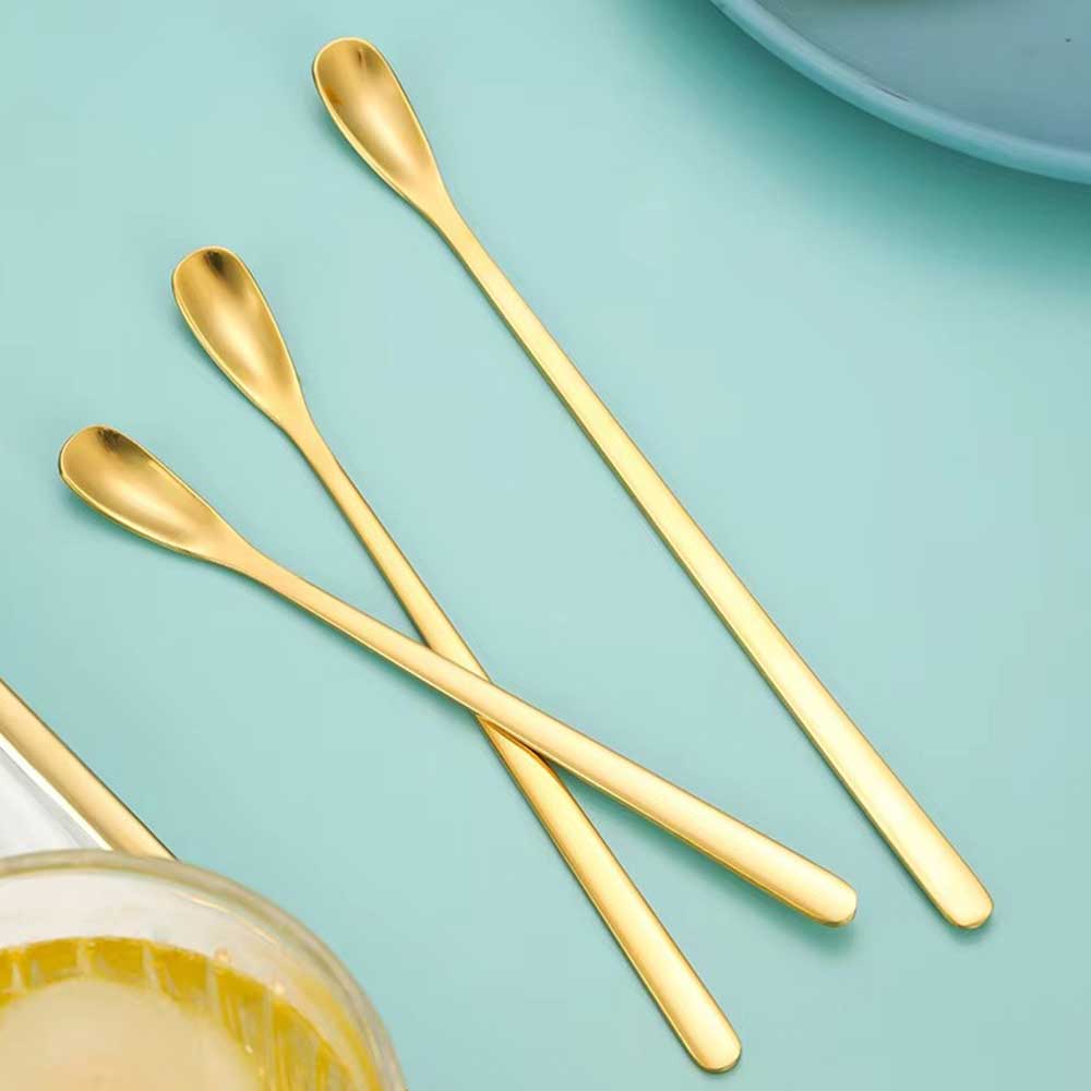 14cm Stainless Steel Long Handle Espresso Spoon
