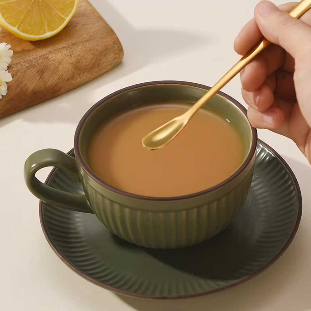 14cm Stainless Steel Long Handle Espresso Spoon