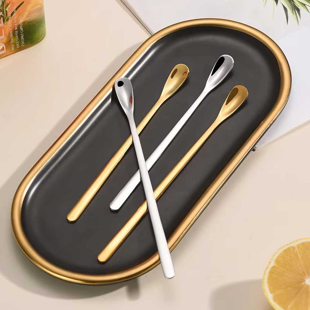 14cm Stainless Steel Long Handle Espresso Spoon