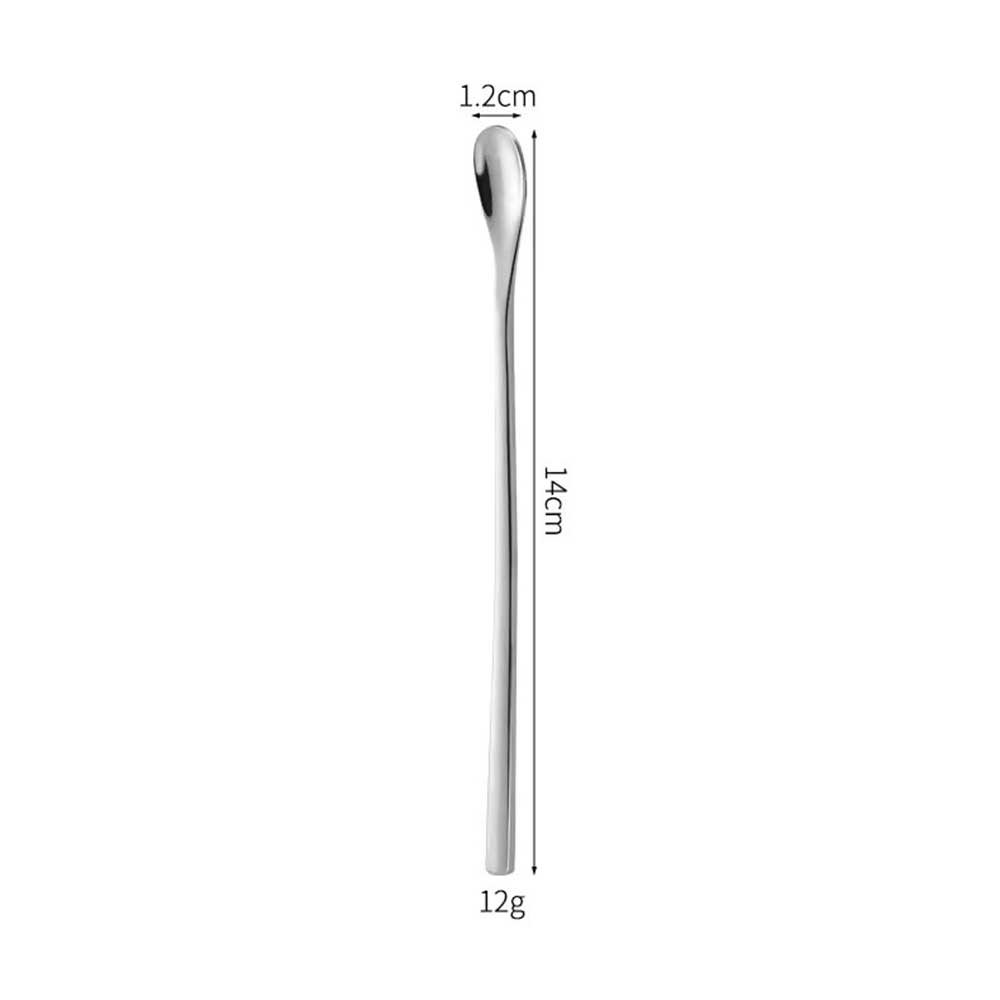 14cm Stainless Steel Long Handle Espresso Spoon