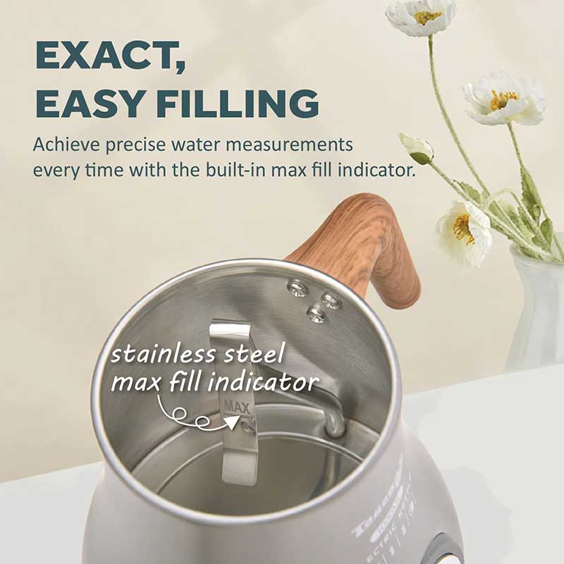 Precision Gooseneck Coffee Kettle 1L – Electric Temperature Control