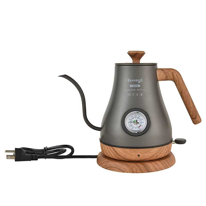 Precision Gooseneck Coffee Kettle 1L – Electric Temperature Control