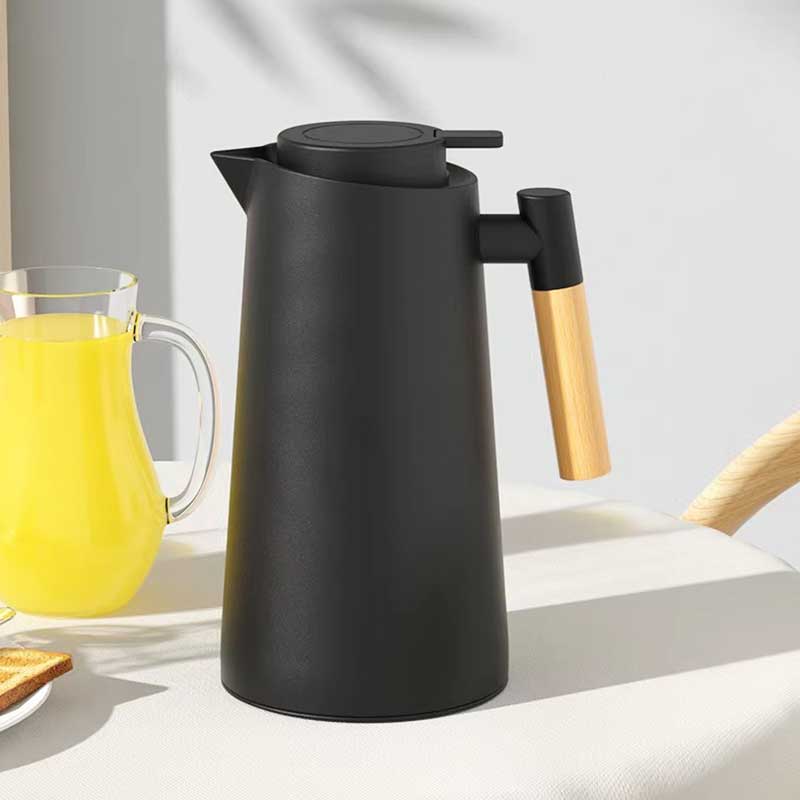 1L Insulated Glass Coffee Pot