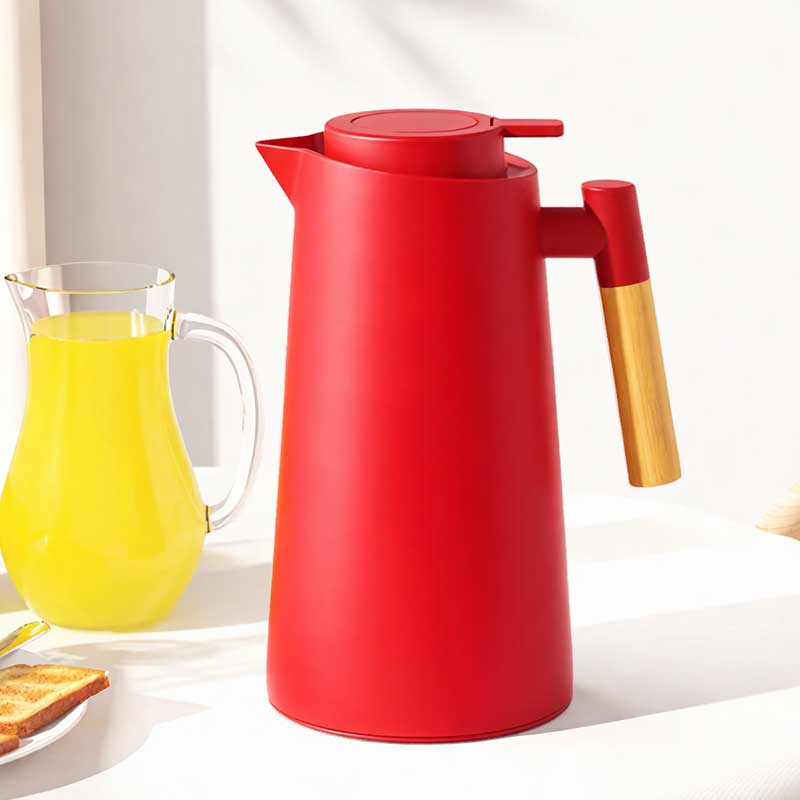 1L Insulated Glass Coffee Pot