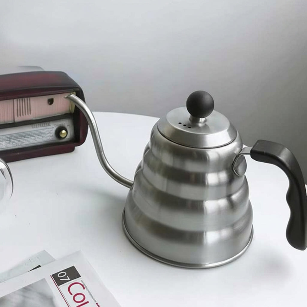 Stainless Steel Gooseneck Coffee Kettle 1L – Pour Over