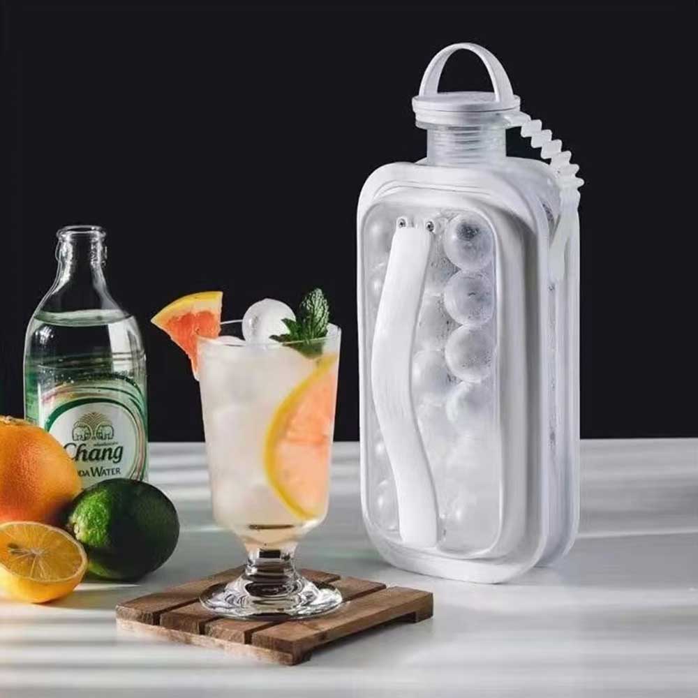 2-in-1 Portable Ice Ball Maker Bottle