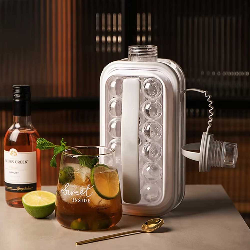 2-in-1 Portable Ice Ball Maker Bottle