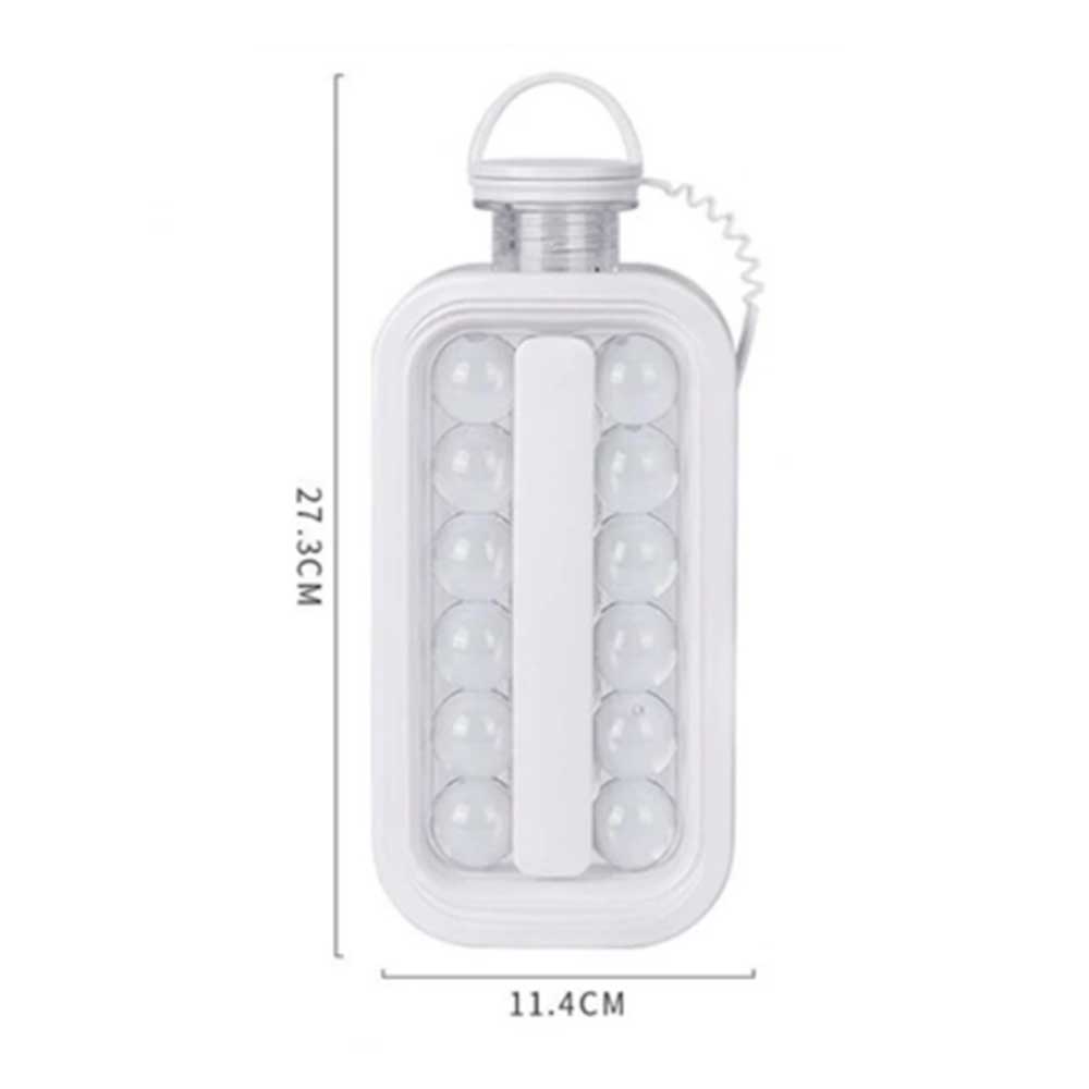 2-in-1 Portable Ice Ball Maker Bottle