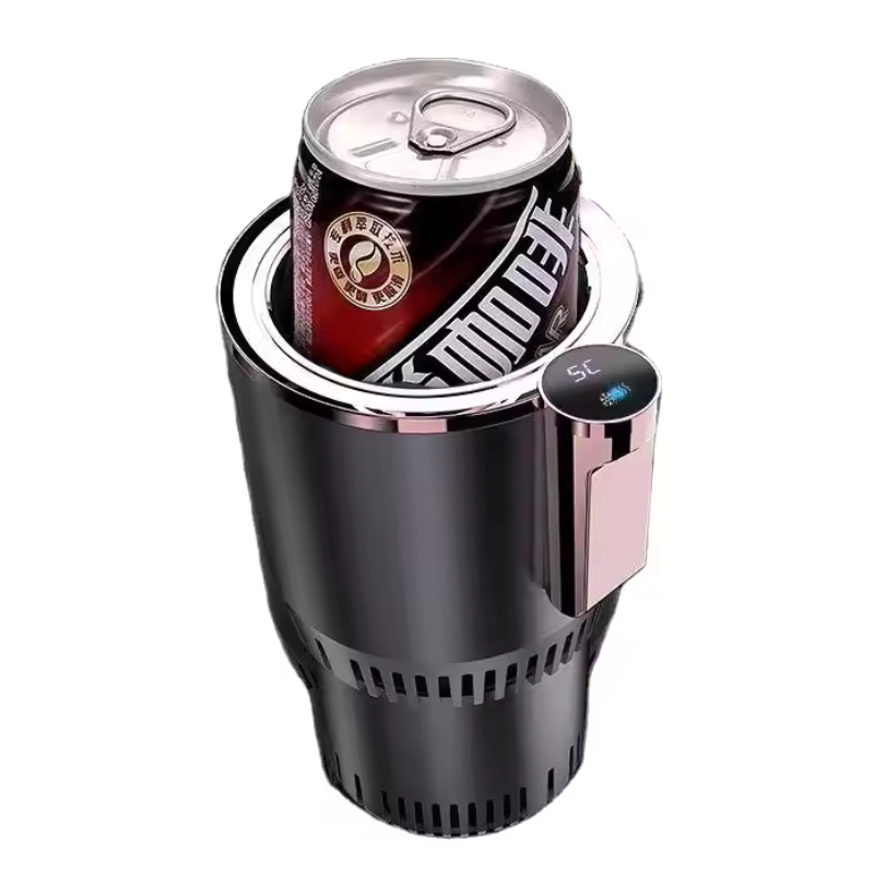2-in-1 Smart Car Cup Holder – Auto Cooling & Heating with Temperature Display for Coffee, Water, or Milk