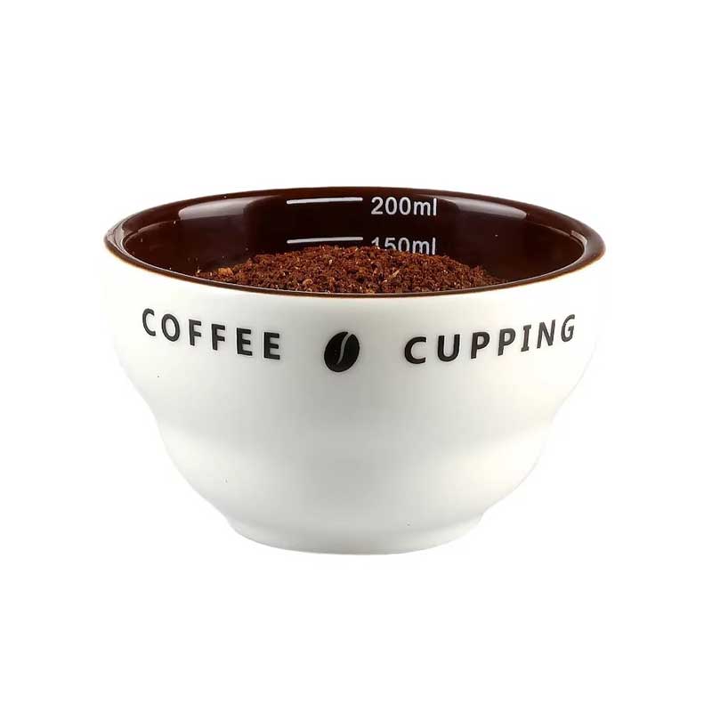 200ML Ceramic Espresso Cupping Cup – Coffee Measuring Bowl for Tasting and Brewing