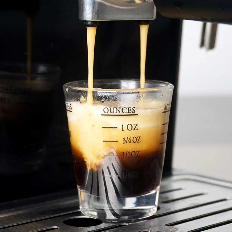 30ML Round Shot Glass for Espresso – Clear Mini Glass Cup