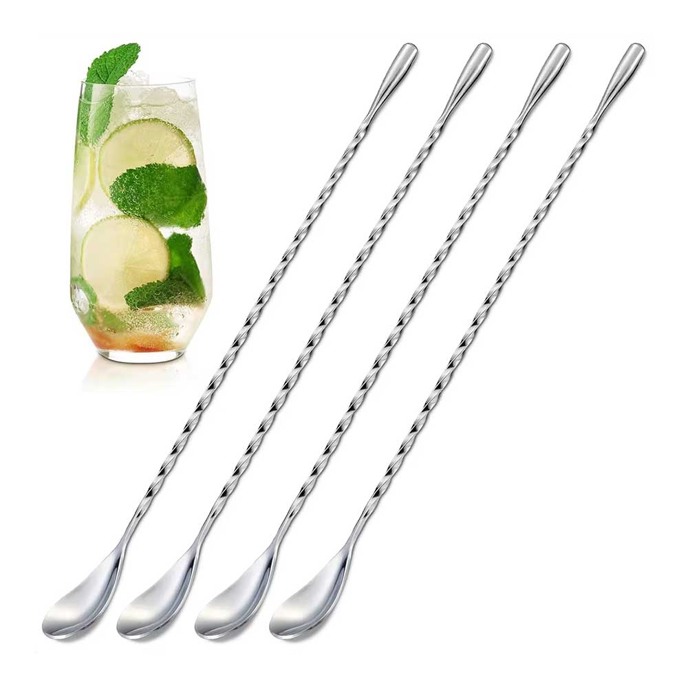 30cm Stainless Steel Bar Mixing Spoon