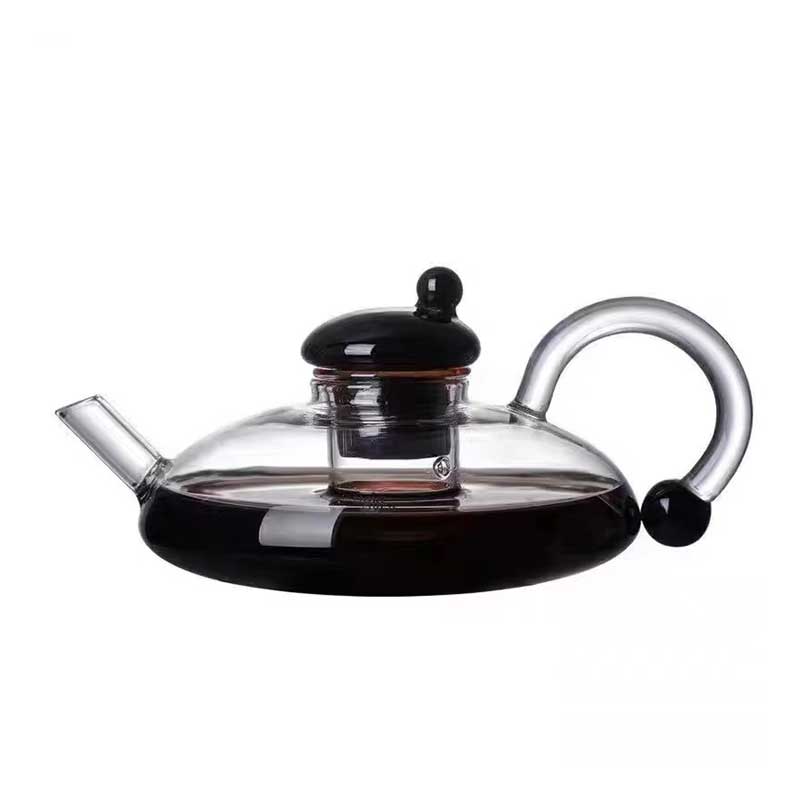520ml Borosilicate Glass Teapot with Built-in Filter