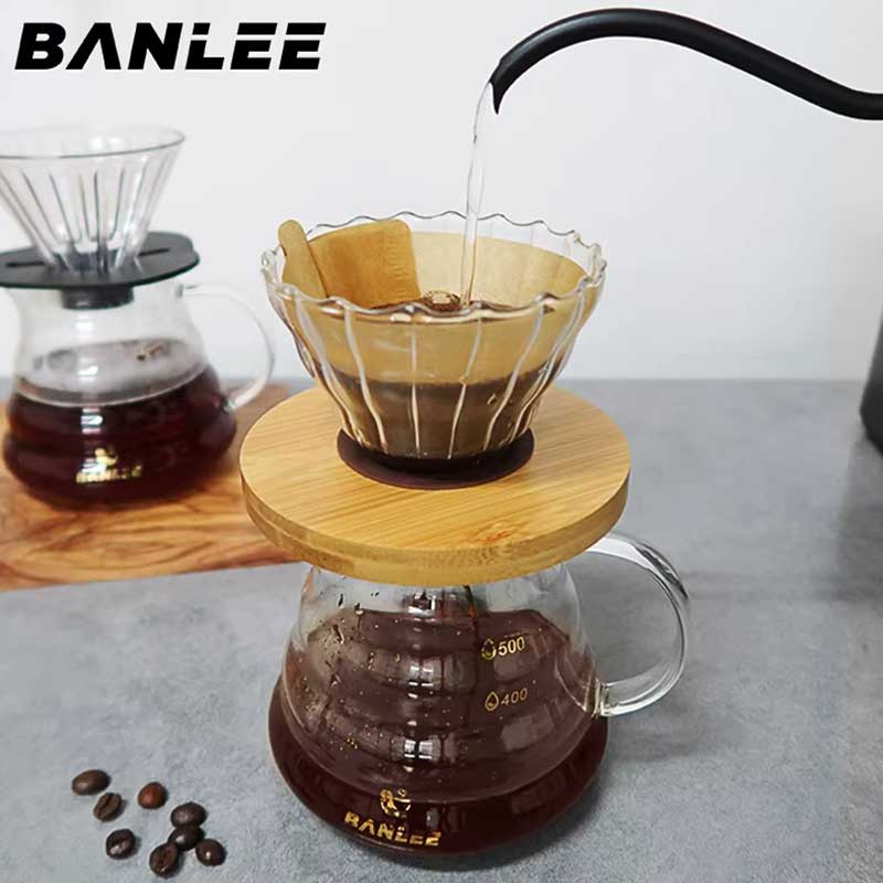 600ml Glass Pour Over Coffee Maker