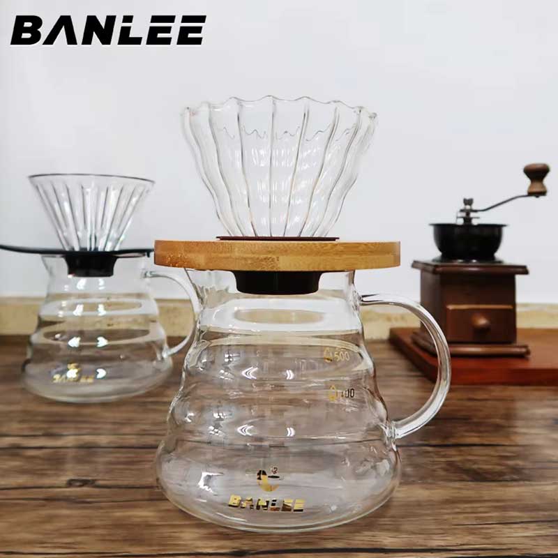 600ml Glass Pour Over Coffee Maker