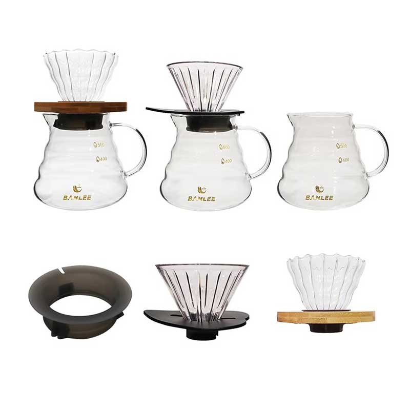 600ml Glass Pour Over Coffee Maker