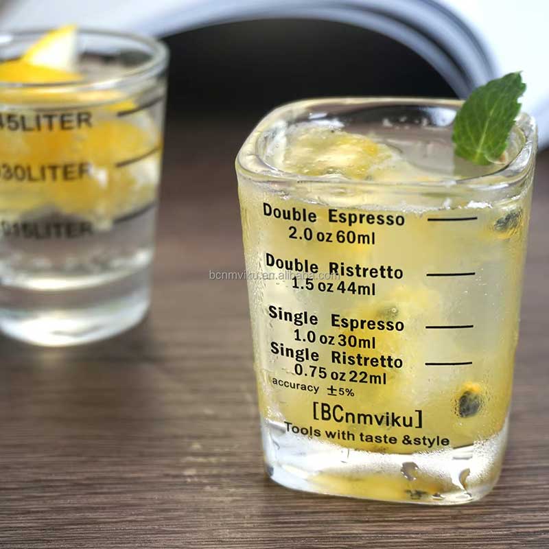 60ML Crystal Glass Coffee Cup – Clear Espresso Shot Glass