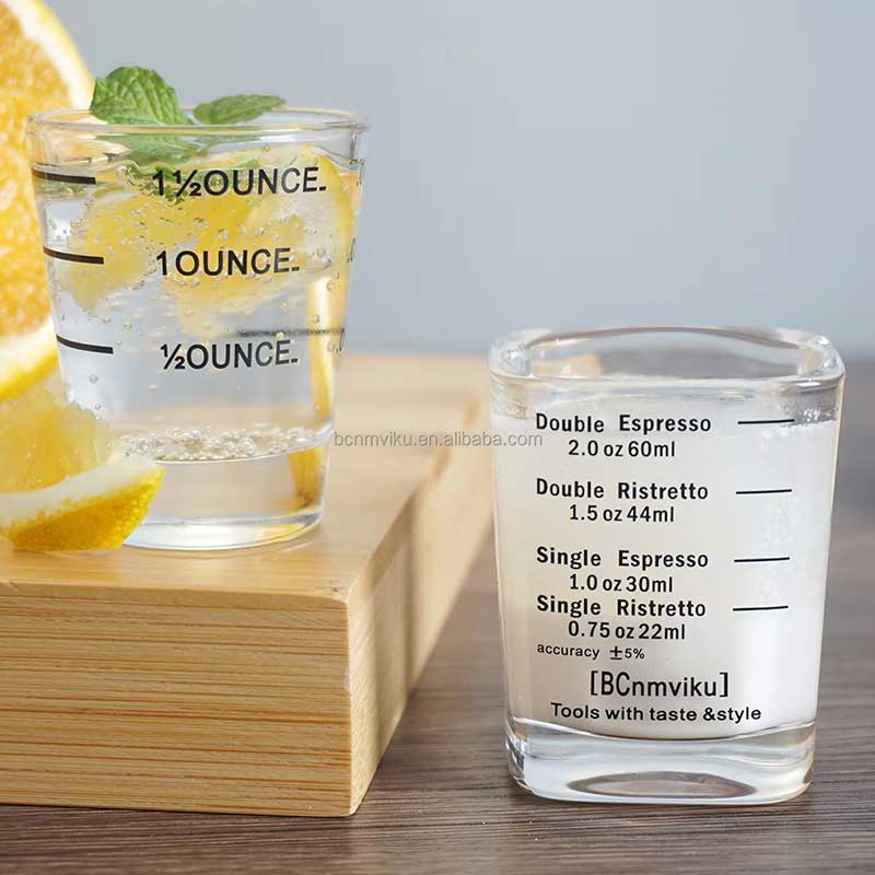 60ML Crystal Glass Coffee Cup – Clear Espresso Shot Glass