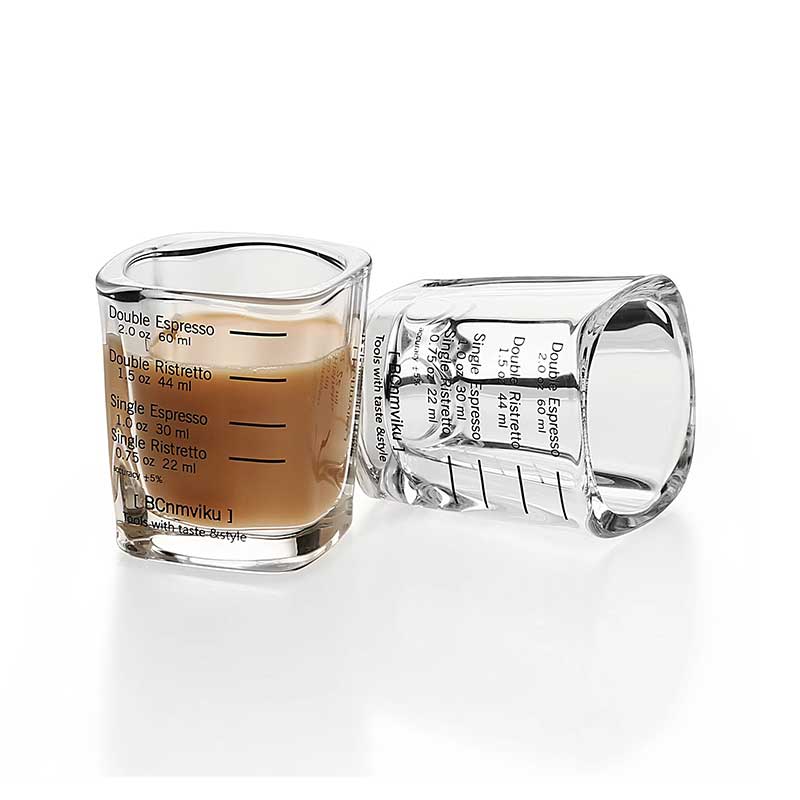 60ML Crystal Glass Coffee Cup – Clear Espresso Shot Glass