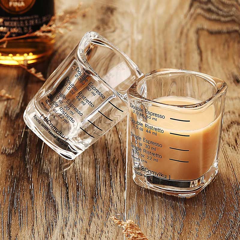 60ML Crystal Glass Coffee Cup – Clear Espresso Shot Glass
