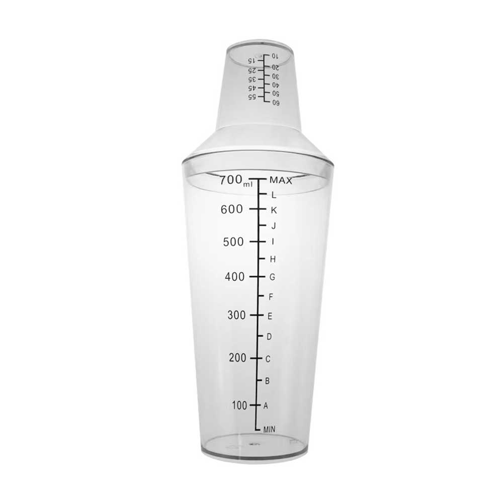 700ml Reusable Drink Mixing Shaker Bottle