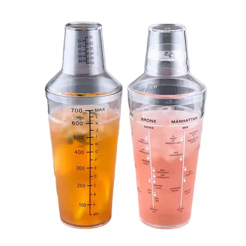 700ml Reusable Drink Mixing Shaker Bottle