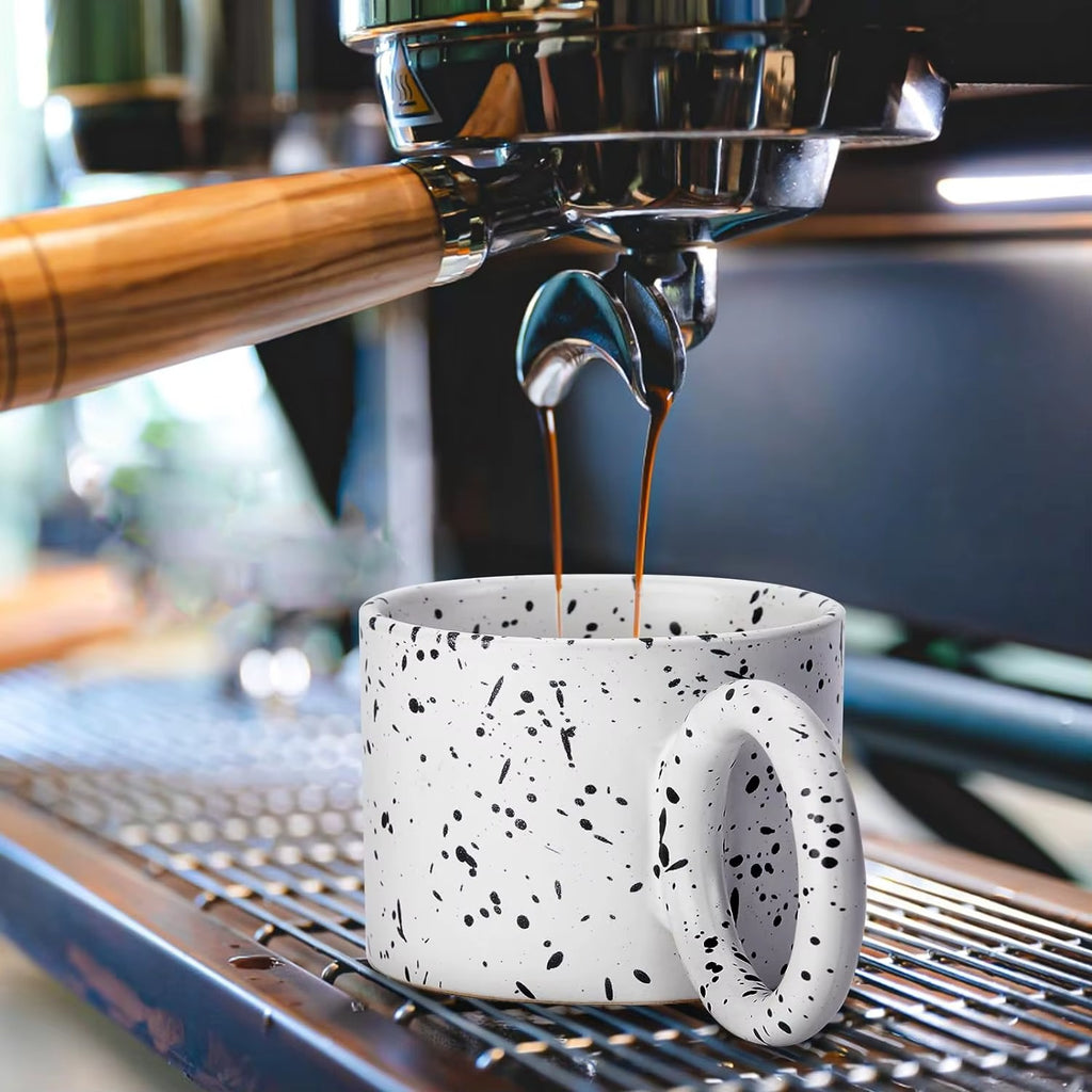 350ml Funky Nordic Ink Speckled Ceramic Coffee Mug