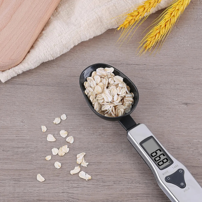 Adjustable Measuring Spoon – Plastic TRP Kitchen Gadget with Scale for Coffee, Salt & Baking