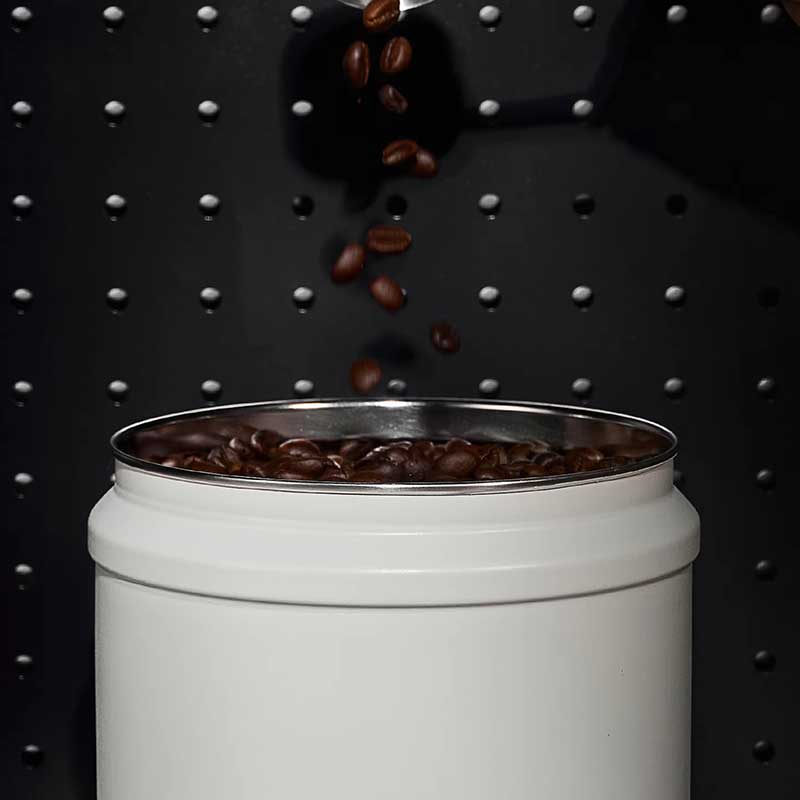 Stainless Steel Airtight Coffee Canister with CO2 Valve