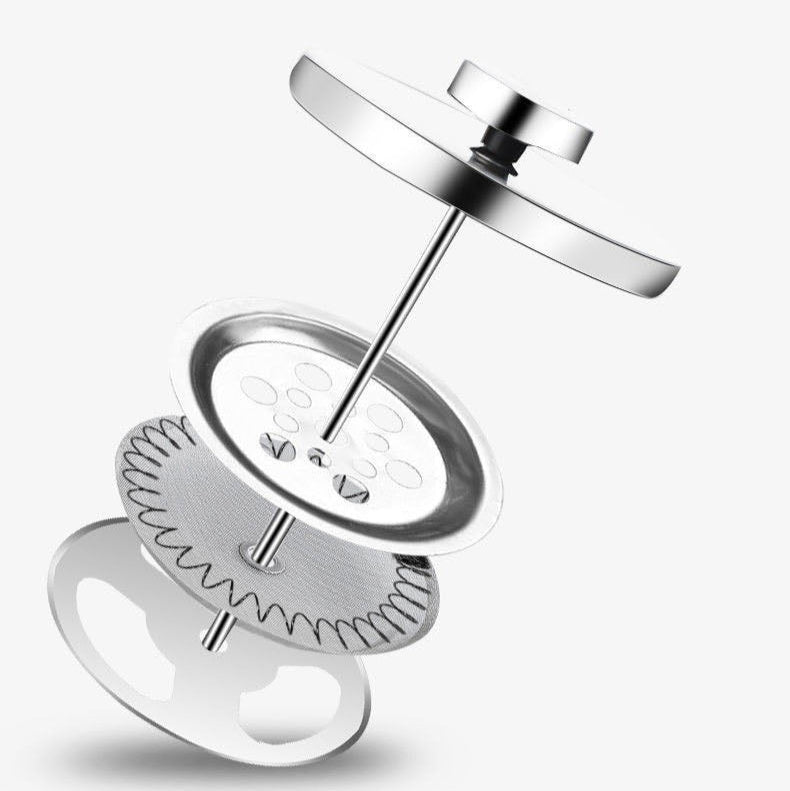 Elegant Borosilicate Glass French Press Coffee – French Style Brewer with Sleek Filter Design