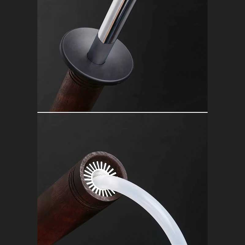 Aluminum Coffee Machine Cleaning Brush