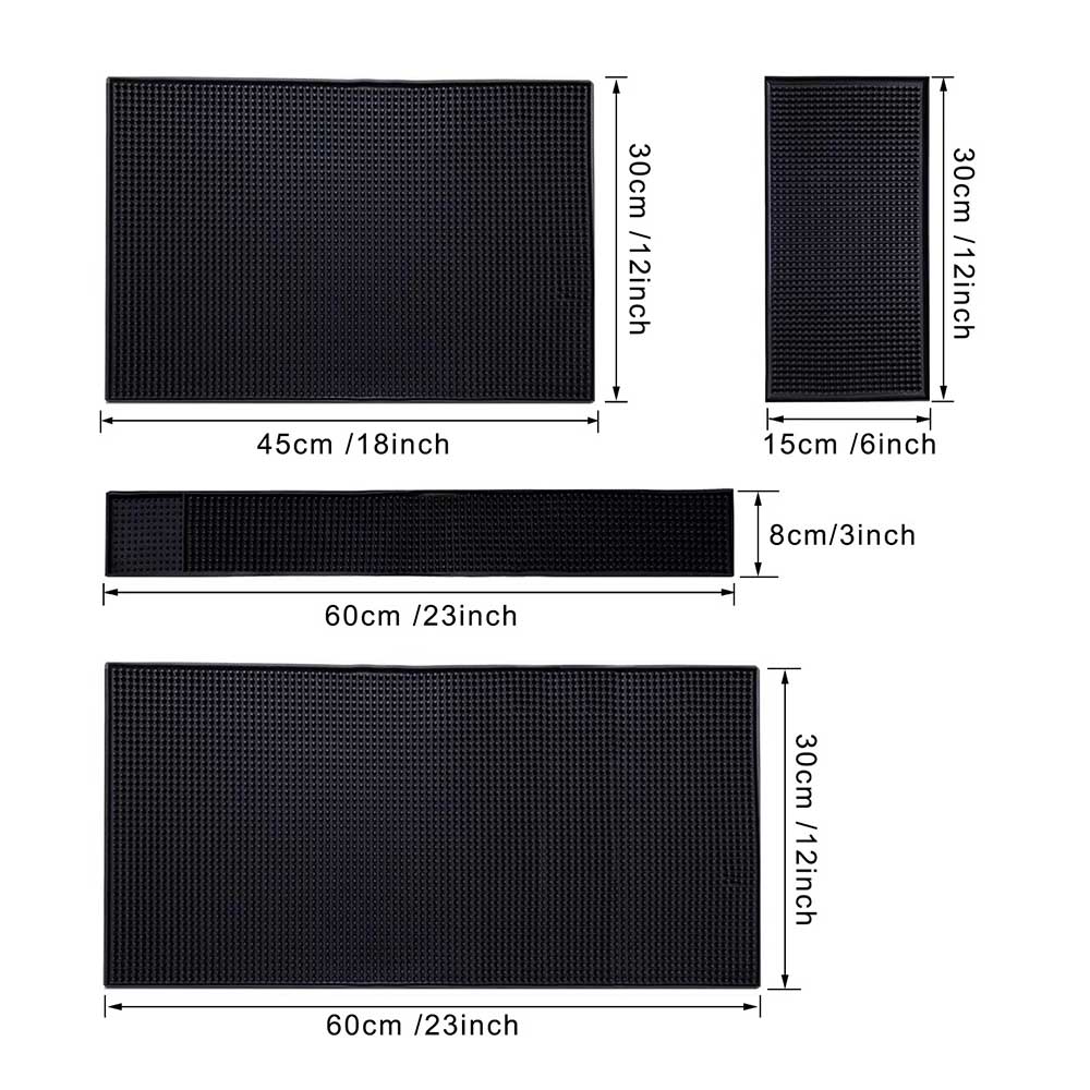 Anti-Slip Rubber Bar Mat for Coffee & Beverage Stations Coffee&Co.