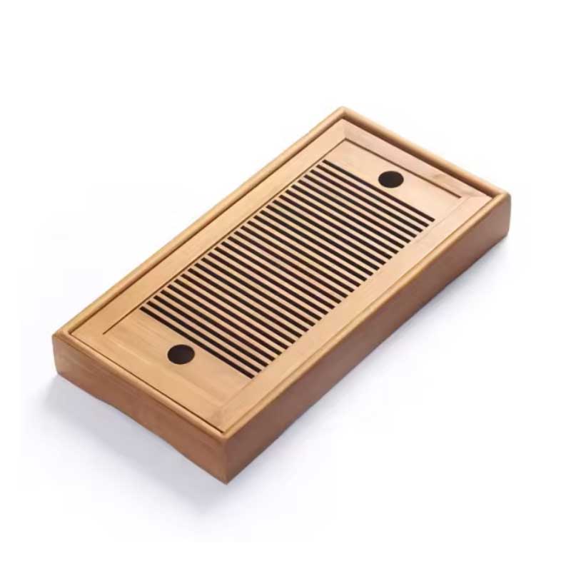 Bamboo Serving Tray for Tea, Coffee & Snacks