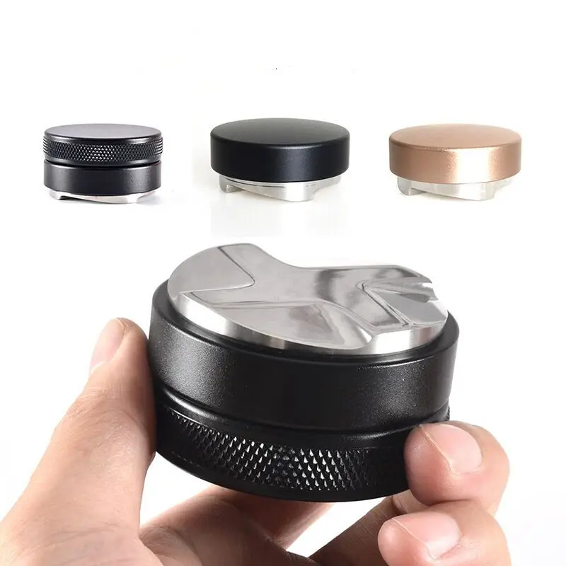 Barista Espresso Distributor – 58mm Adjustable Coffee Tamper for Precision Tamping