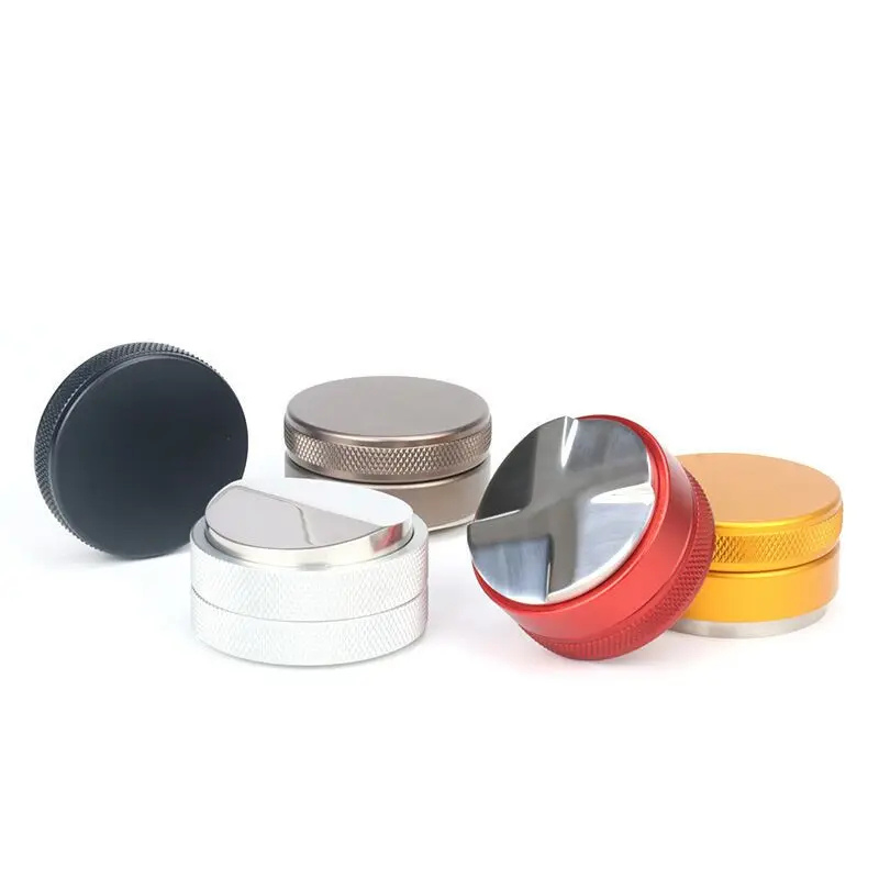 Barista Espresso Distributor – 58mm Adjustable Coffee Tamper for Precision Tamping