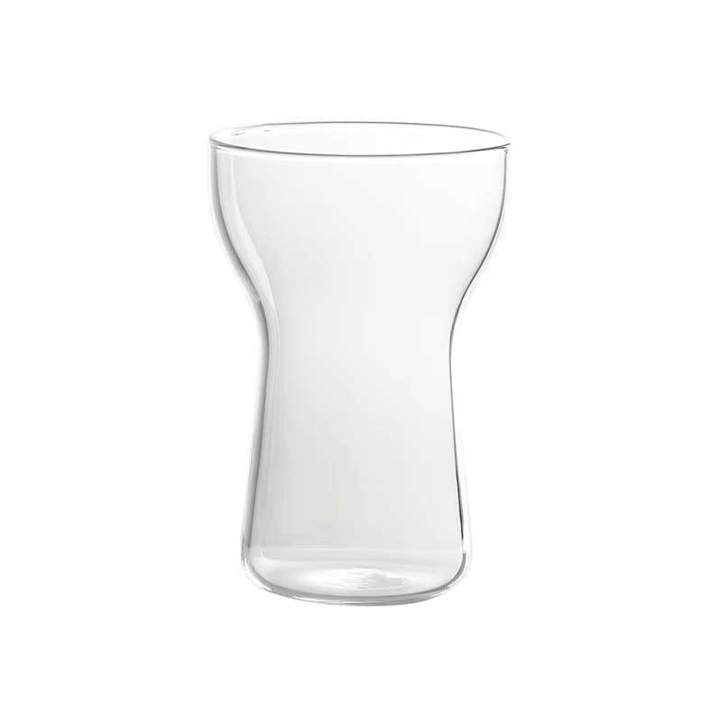 Blinkmax Embossed Glass Coffee Cup with Handle – Personalized Amber Mug for Milk, Tea, and Office Use