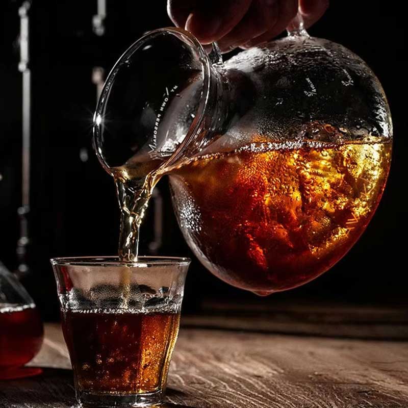 Muvna Borosilicate Glass Pour Over Coffee Server