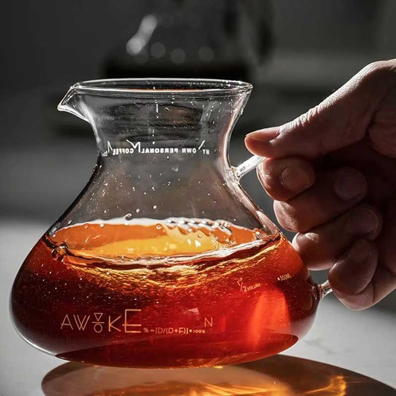 Muvna Borosilicate Glass Pour Over Coffee Server