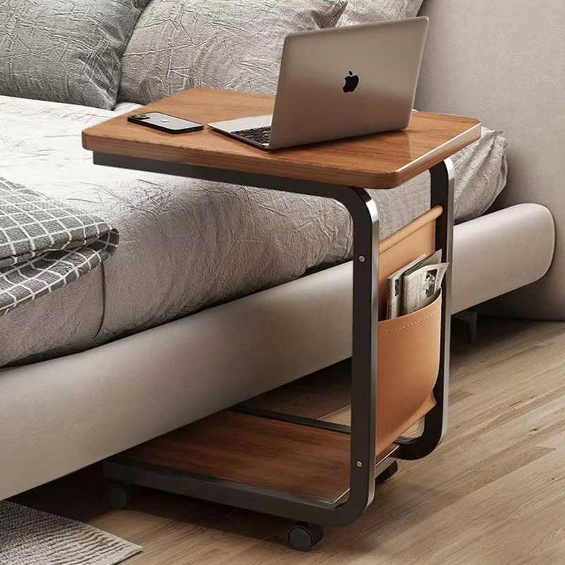 C-Shaped Sofa Table – Rolling Coffee & Laptop Side Table Coffee&Co.