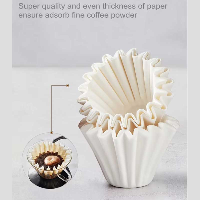 Cake Style Coffee Paper Filters – 100 Pack