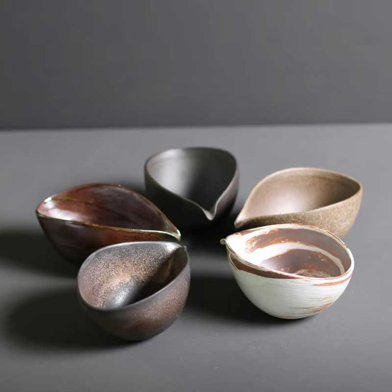 Ceramic Matcha Chawan Bowl with Spout